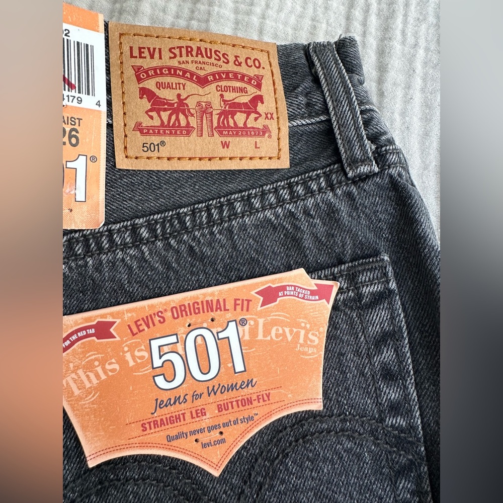 Brand New 501 Levi Jean Shorts - Picture 2 of 4